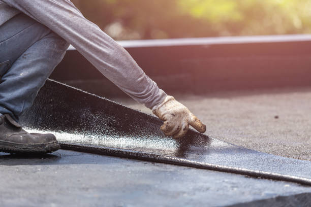 Professional Waterproofing technician working in Black Creek, WI